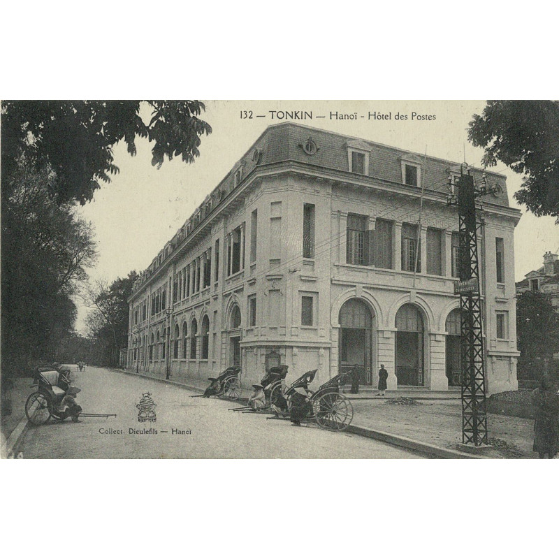 CPA - Tonkin - Hanoï -  Hotel des Postes