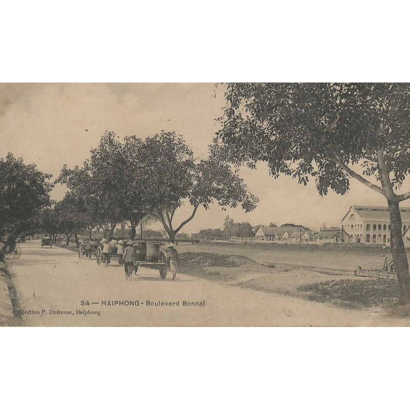 CPA - Haiphong - Boulevard Bonnal