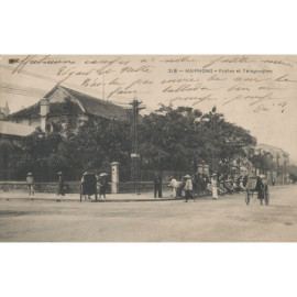 CPA - Haïphong - Poste et...