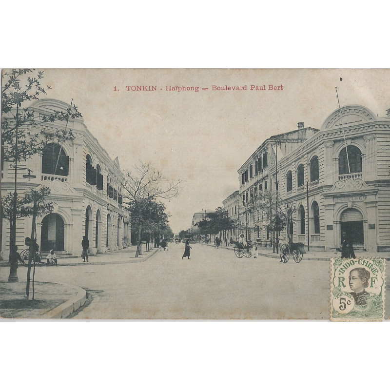 CPA - Tonkin - Haïphong - Boulevard Paul Bert