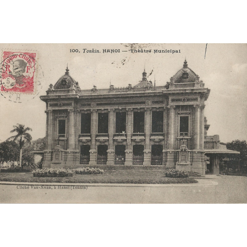 CPA - Tonkin - Hanoï - Théâtre Municipal