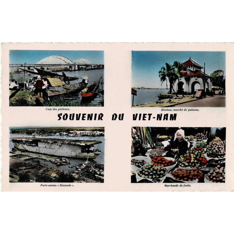 CPSM - Souvenir de Saïgon - Multivues - 1954