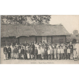 CPA - Tonkin - Ecole...