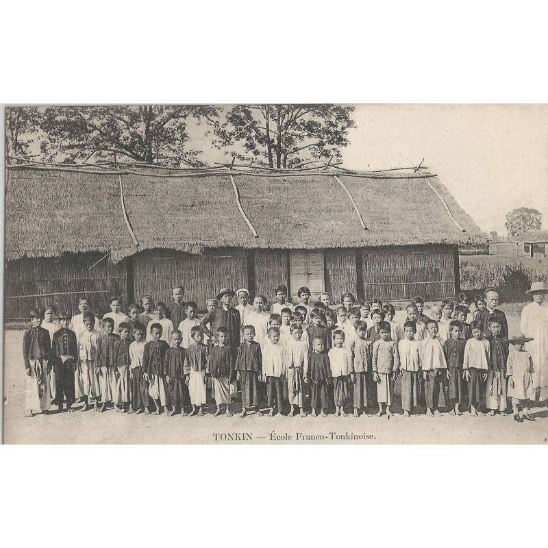 CPA - Tonkin - Ecole Franco-Tonkinoise