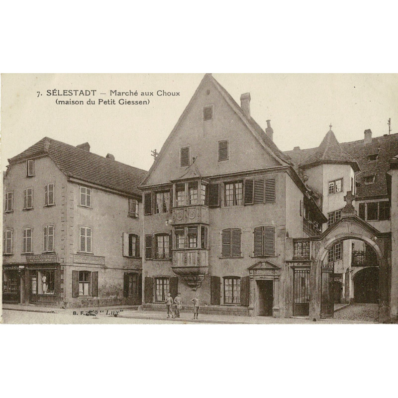 CPA - Sélestat - Marché au Choux