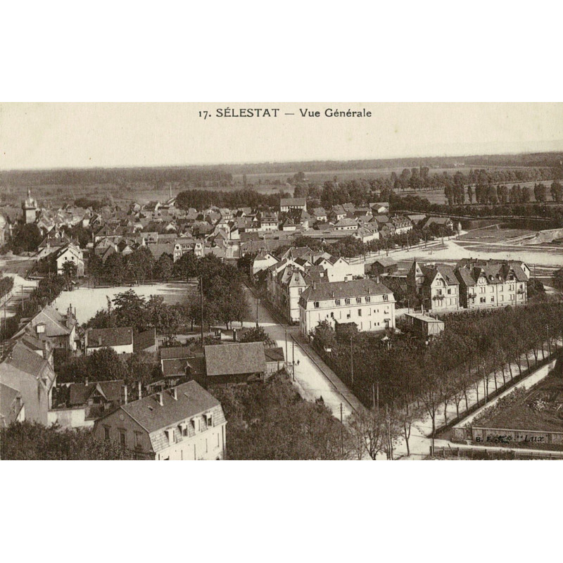 CPA - Sélestat - Vue Générale -