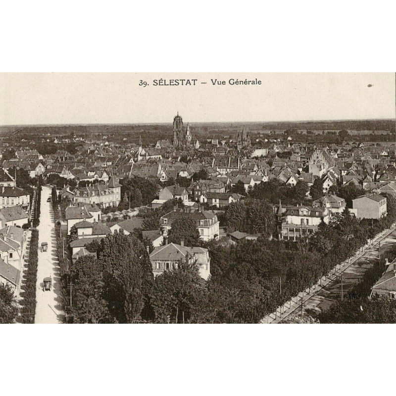 CPA - Sélestat - Vue Générale