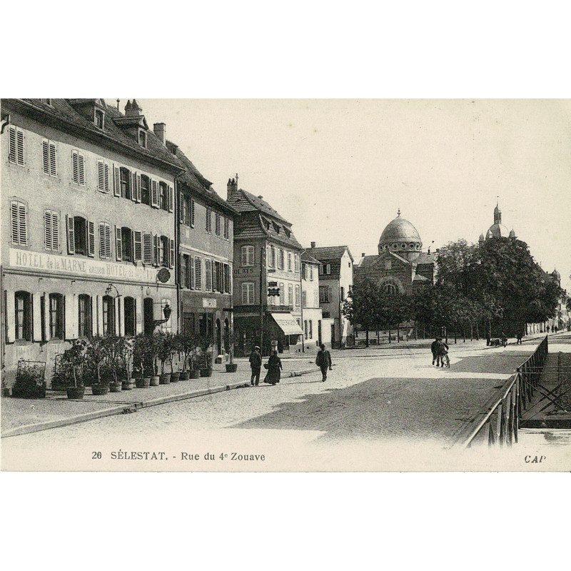 CPA - Sélestat - Rue du 4eme Zouave