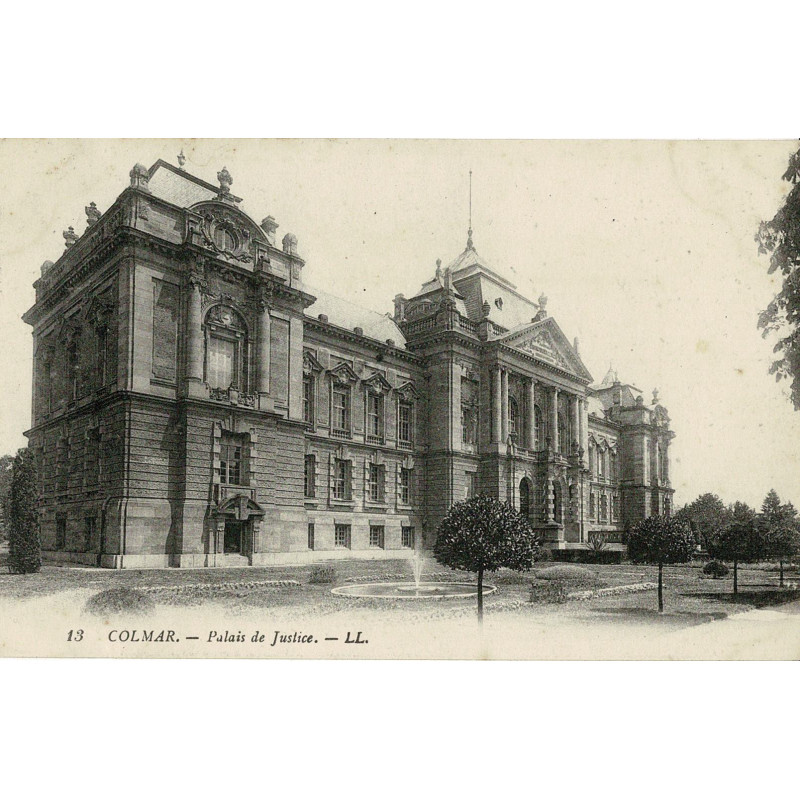 CPA - Colmar - Palais de Justice