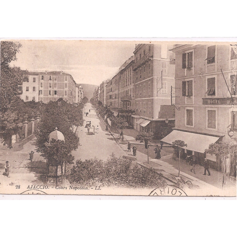 CPA - Ajaccio - Cours Napoléon