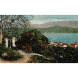 CPA - Ajaccio - Promenade...