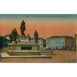 CPA - Ajaccio Monument de...