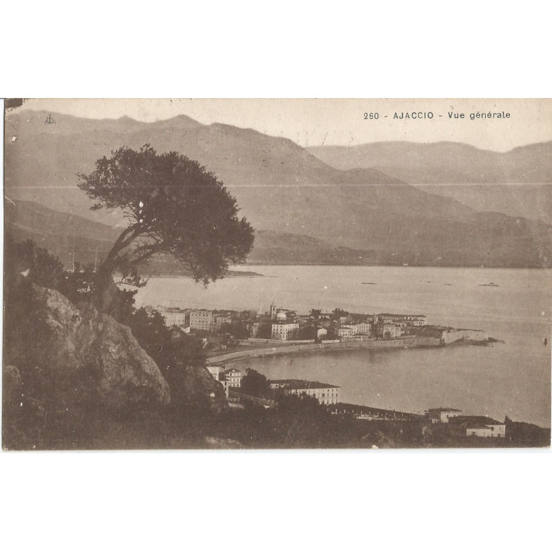 CPA - Ajaccio - Vue Générale 1928