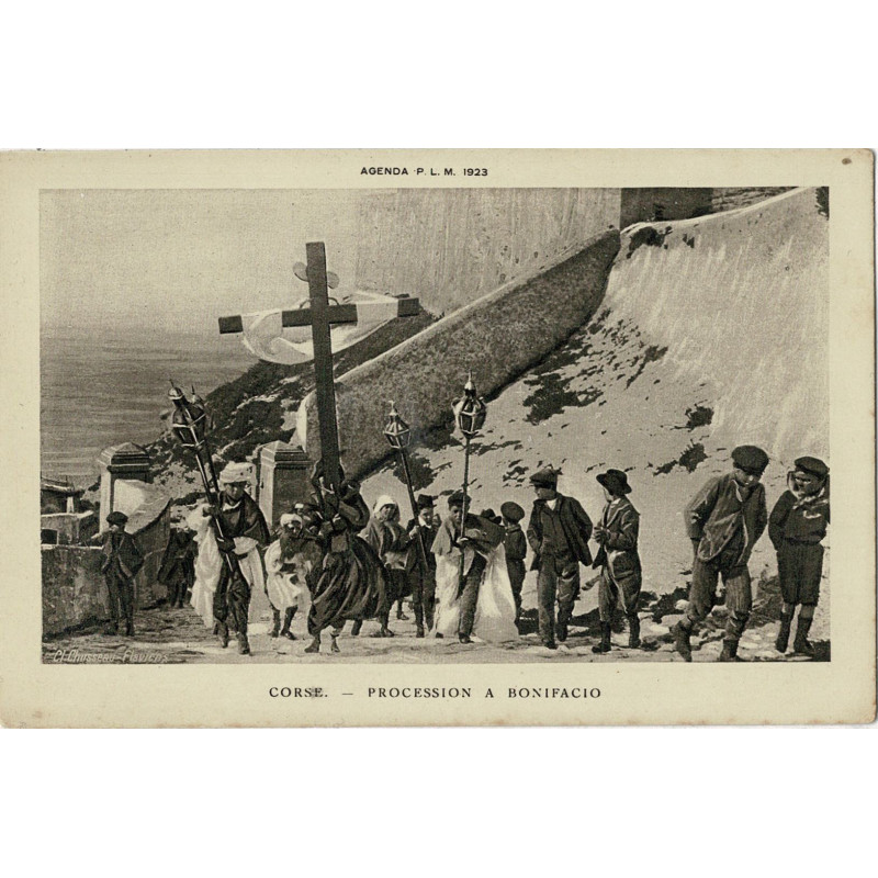 CPA - Procession à Bonifacio -
