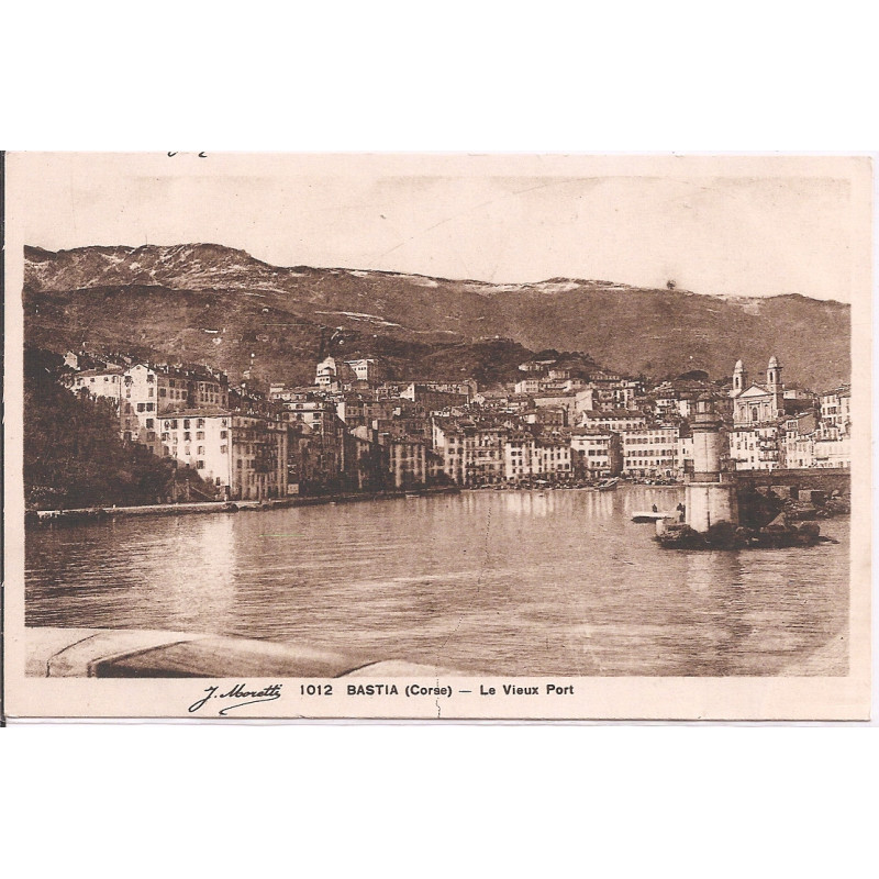 CPA -  Bastia - Le Vieux Port