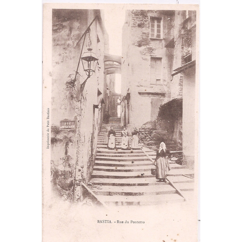 CPA - Bastia - Rue du Pantetto