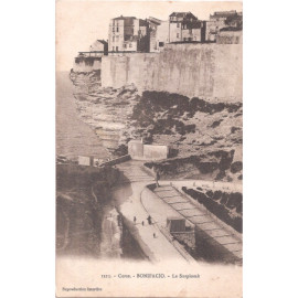 CPA - Bonifacio - Le surplomb