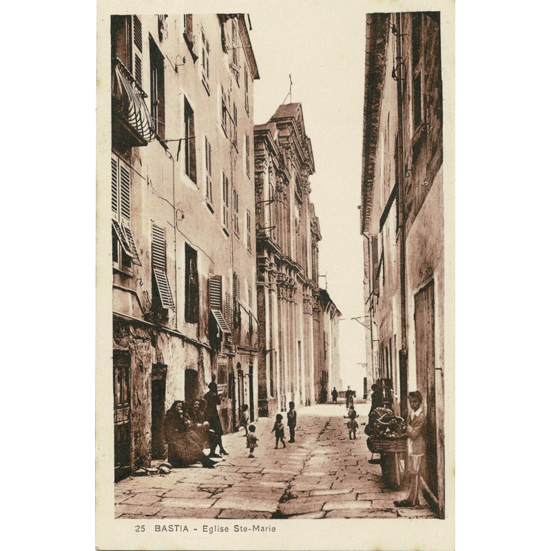 CPA - Bastia - Eglise Sainte Marie