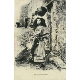 CPA - Type de Jeune Fille...