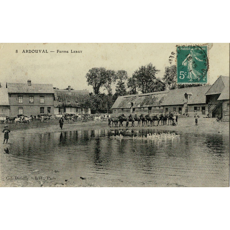 CPA - Ardouval - Ferme Lerat