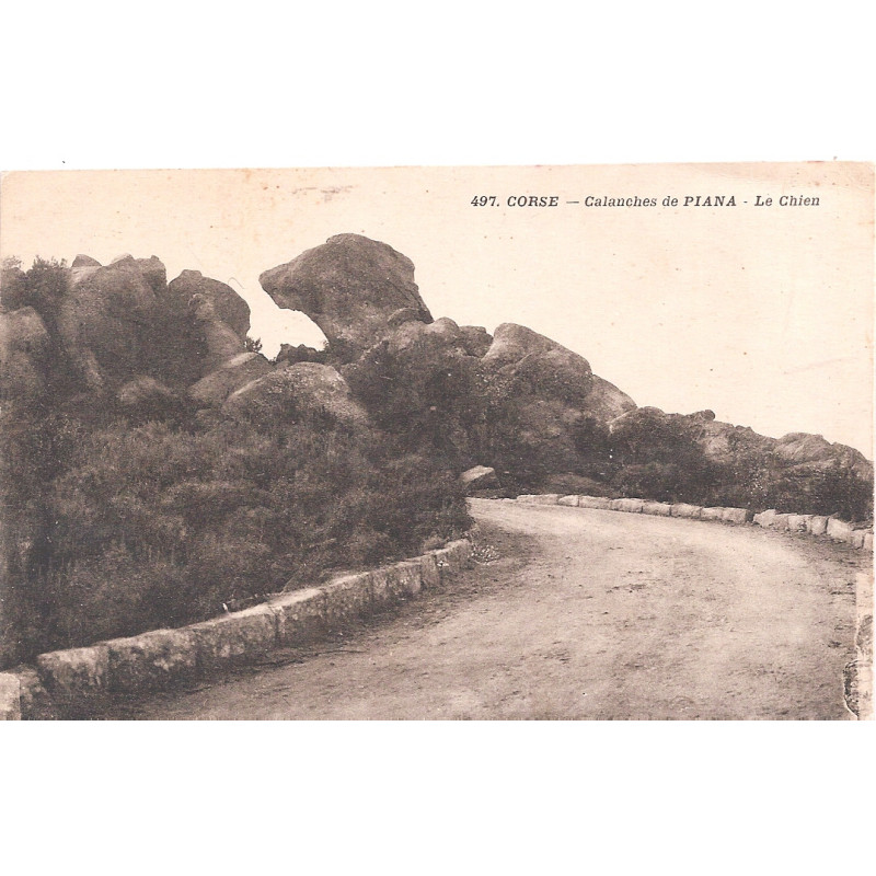 CPA - Calanches de Piana - Le Chien