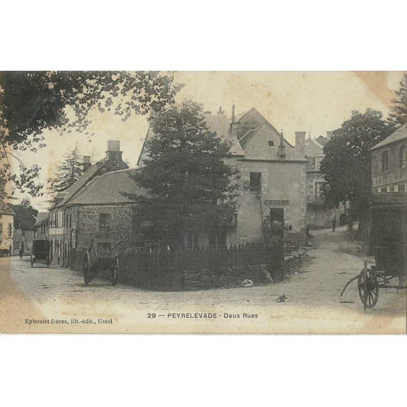 CPA - Peyrelevade - Deux Rues