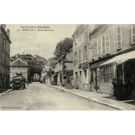 CPA - Beaulieu - Route...