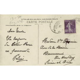 CPA - Beaulieu - Route Nationale