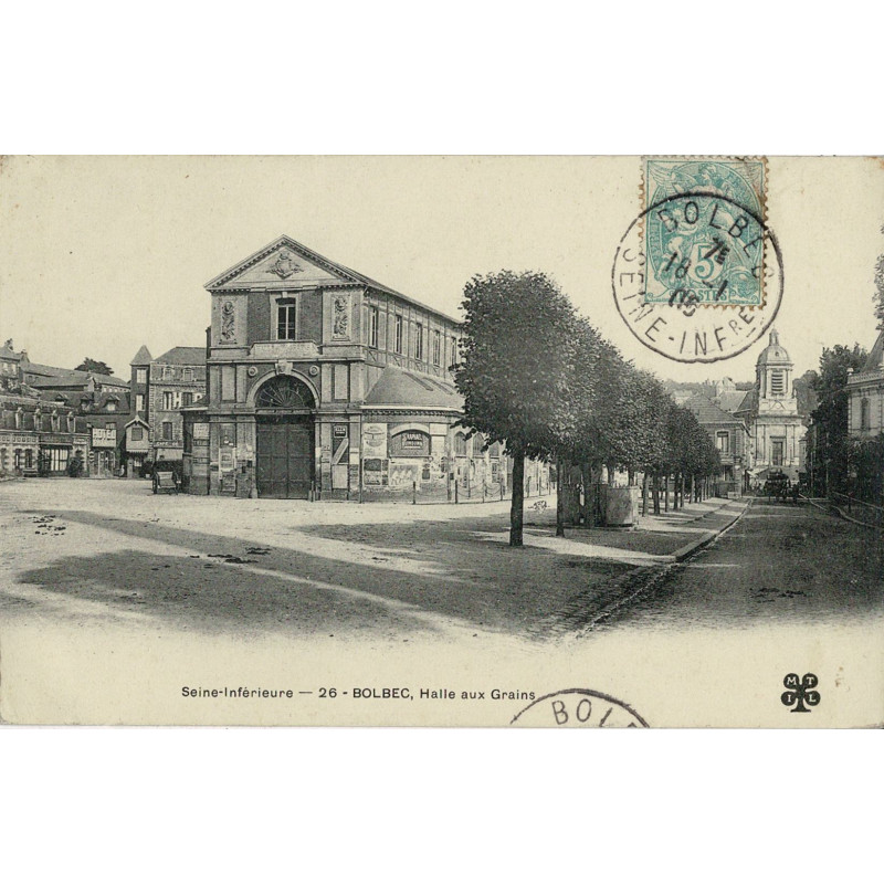 CPA - Bolbec - Halles aux Grains