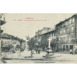 CPA - Aubin - Place Monteil...