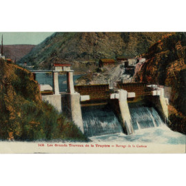 CPA - Barrage de la Cadène