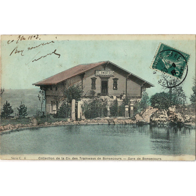 CPA - Gare de Bon-Secours -
