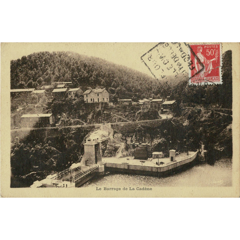 CPA - Le Barrage de Cadène
