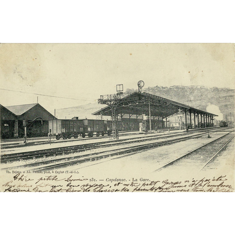 CPA - Capdenac - La Gare