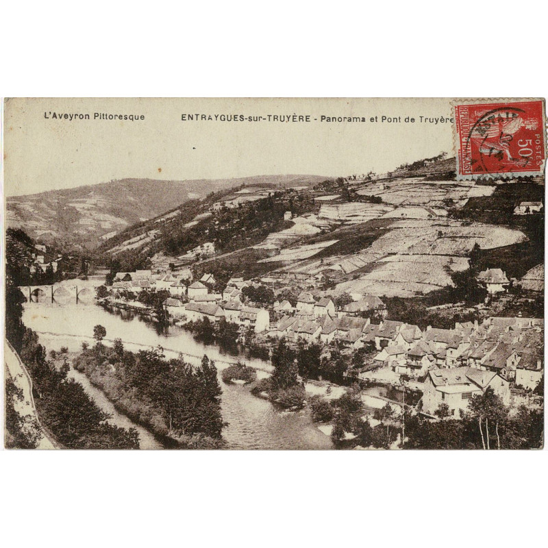 CPA - Entraygues-sur-Truyère - Panorama