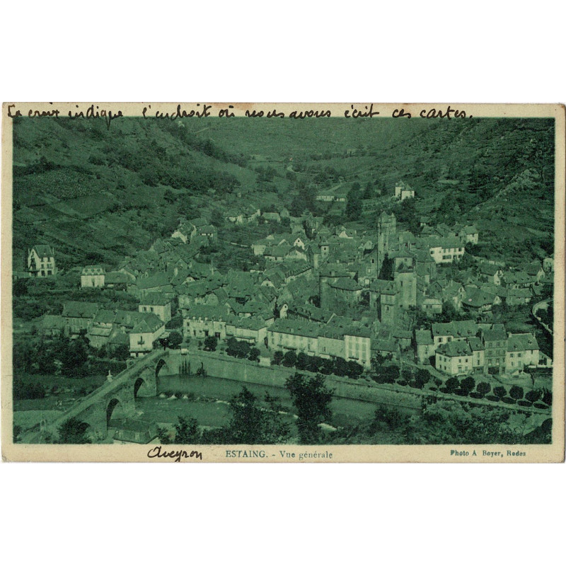 CPA - Estaing - Vue Générale