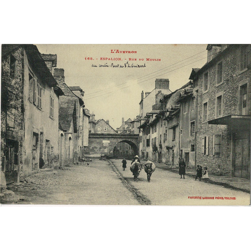 CPA - Espalion - Rue du Moulin