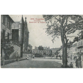 CPA - Espalion - Boulevard...