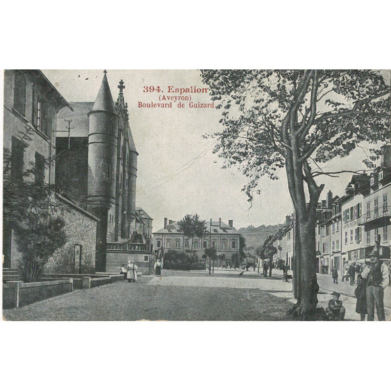 CPA - Espalion - Boulevard de Guizard