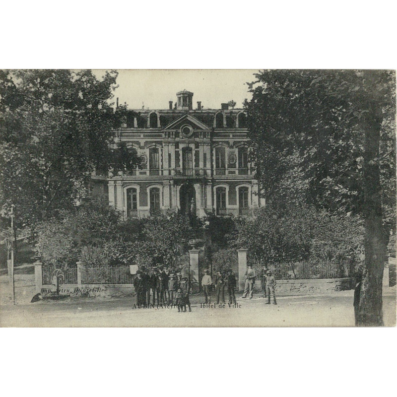 CPA - Aubin - Hôtel de Villa