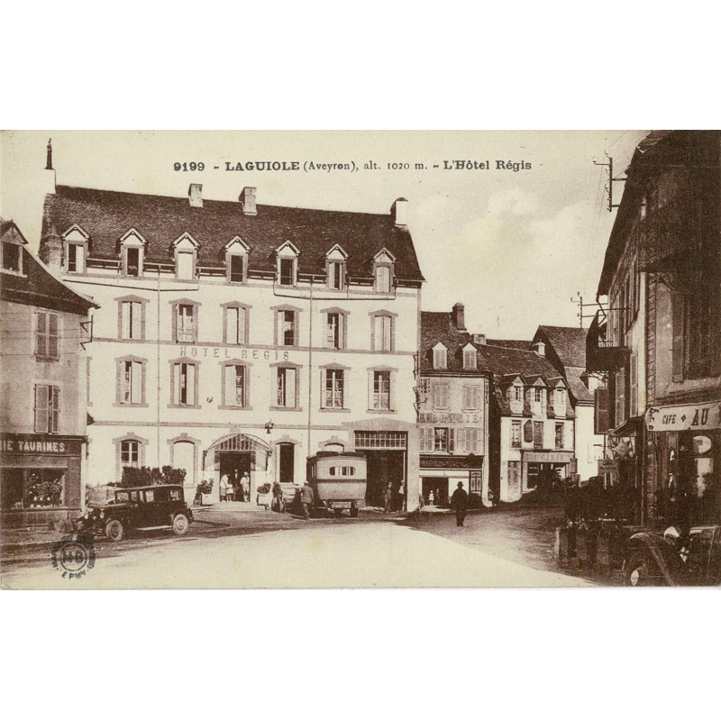CPA - Laguiole L'Hôtel Régis