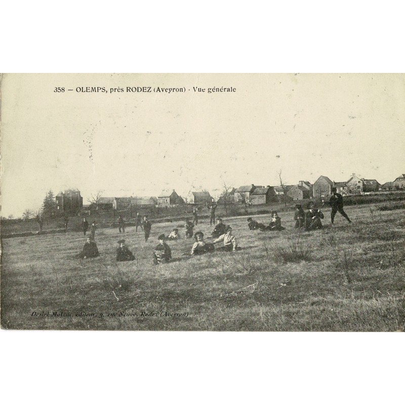 CPA - Olemps - Prés Rodez - Vue Générale