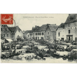 CPA -  Rignac - Place du...