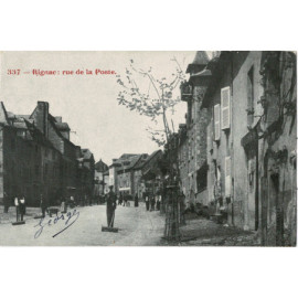 CPA - Rignac - Rue de la Poste