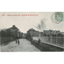 CPA - Rignac - Avenue de...