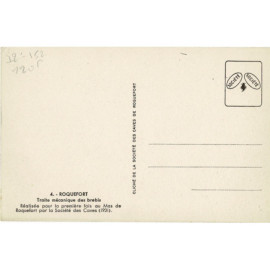 CPA - Roquefort - Traite Mécanique des Brebis
