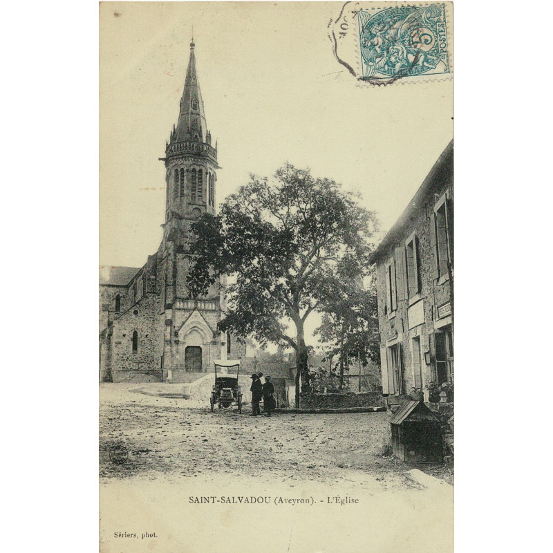 CPA - Saint-Salvadou - L'Eglise