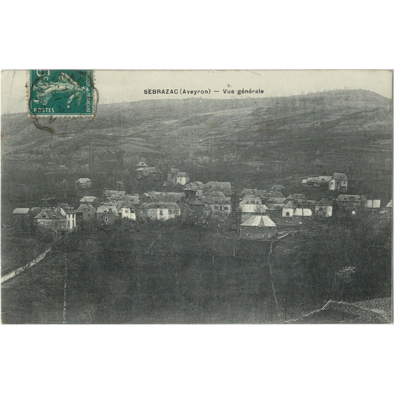 CPA - Sebrazac - Vue Générale