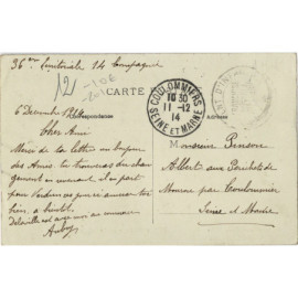 CPA - Rodez - Café des Colonnes