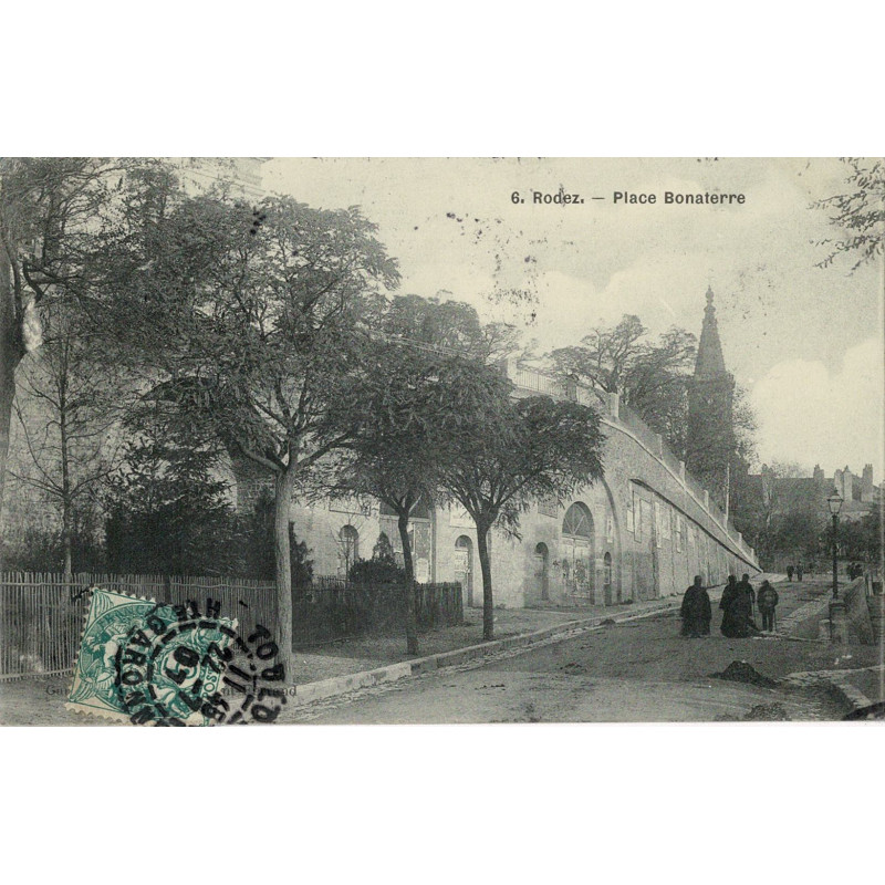 CPA - Rodez - Place Bonaterre